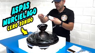 Ventilador techo con ASPAS RETRACTILES 👉 ( TRUCO PARA UNA FÁCIL INSTALACION )