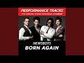 Born Again (Medium Key Performance Track With Background Vocals)
