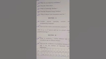 Msc Chemistry paper 2023 Computational chemistry 4th sem #igu meerpur