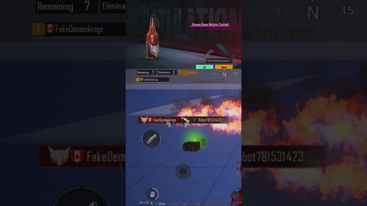 New Kitsuna Omen Throwable 🔥🔥