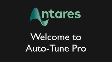Plugin Overview - Welcome to Auto-Tune Pro