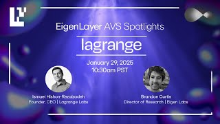 EigenLayer AVS Spotlight - @lagrangedev featuring @Ismael_H_R