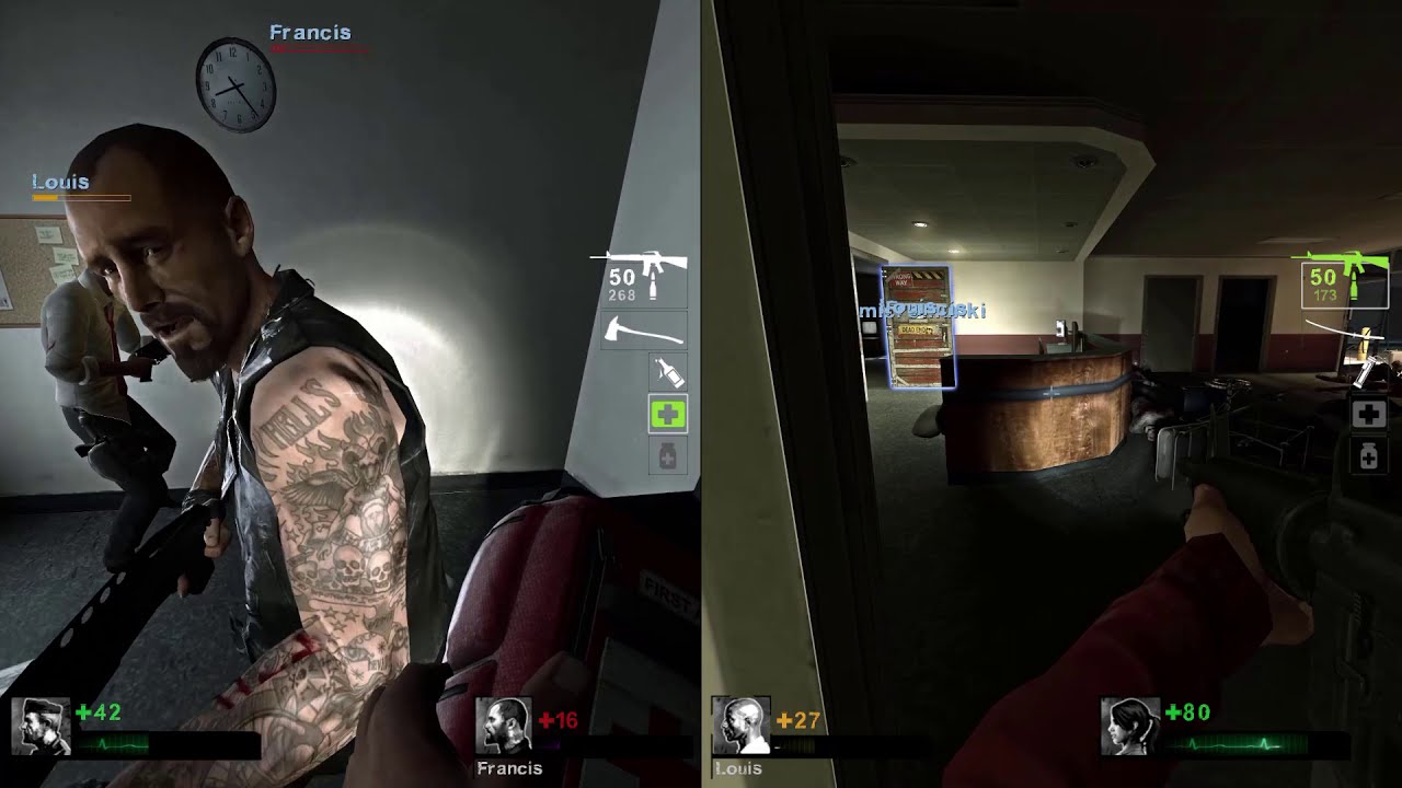 left 4 dead 2 pc split screen left 4 dead 2 pc split screen