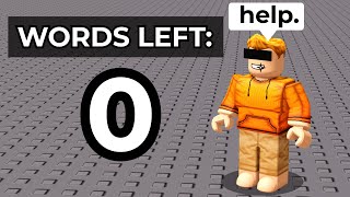 ROBLOX LIMITED WORDS