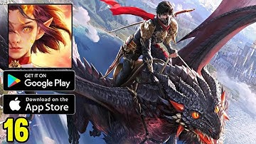 Best MMORPG Mobile Online Multiplayer Open World Like Wow Dragonborn Knight Android ios Gameplay #16