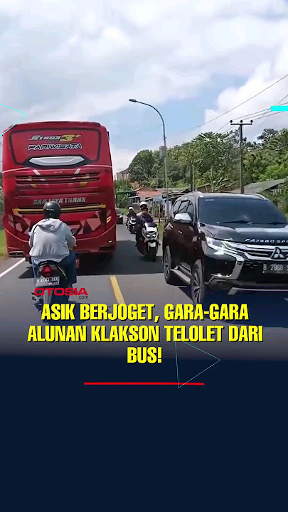Asik Berjoget, Gara-gara Alunan Klakson Telolet dari Bus! #shorts