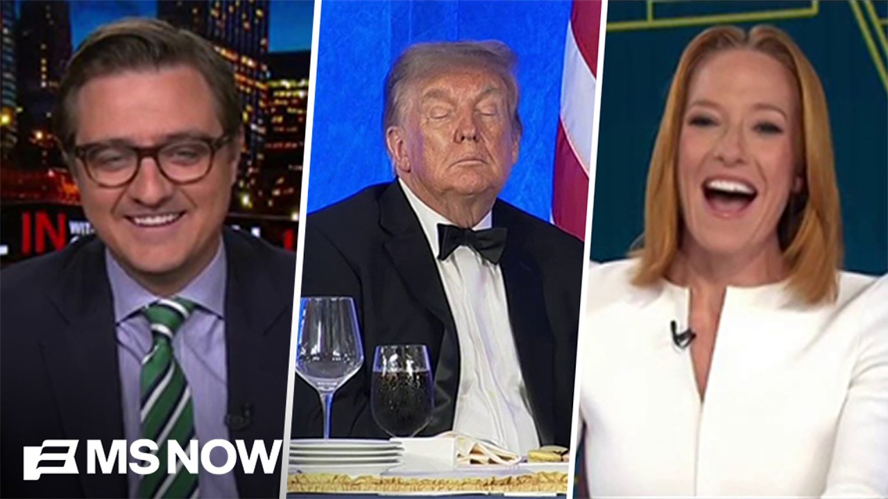 See Chris and Jen instantly react to the White House Correspondents' Dinner