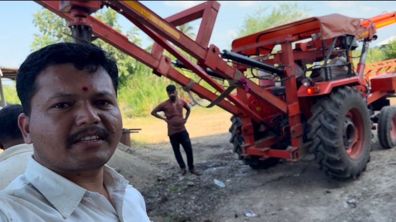 Auger chi triyal ghetli pole digger machine new design 