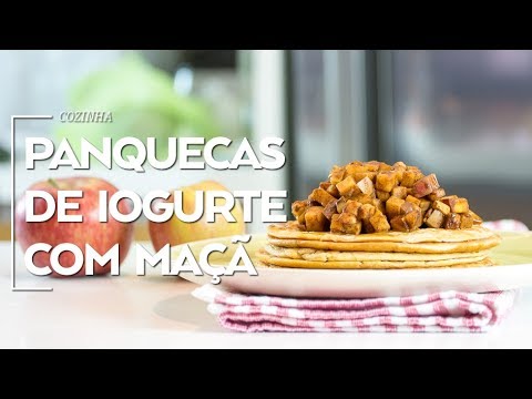 PANQUECAS DE IOGURTE COM MAÇÃ | Rodrigo e Beta