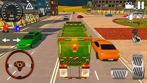 American Trash Truck Simulator 2022: Offline Games Android Mobile Gameplay