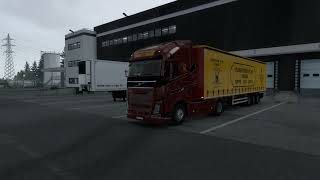 Lets play Euro Truck simulator 2 Pro mods Episode 26  Skelleftea Sweden _ Esbjerg Denmark