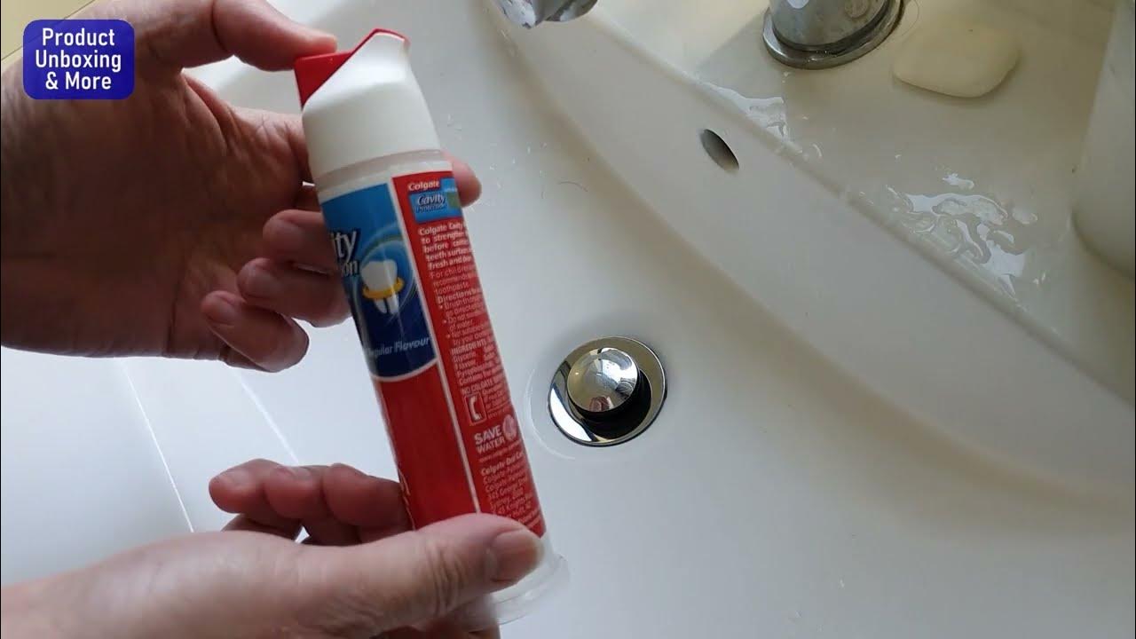Colgate Pump Toothpaste demo YouTube