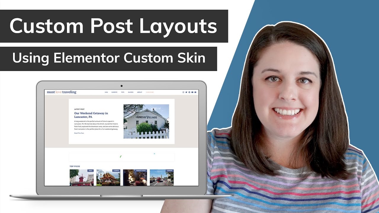 Customize Your Blog Layout with Elementor Custom Skin - YouTube
