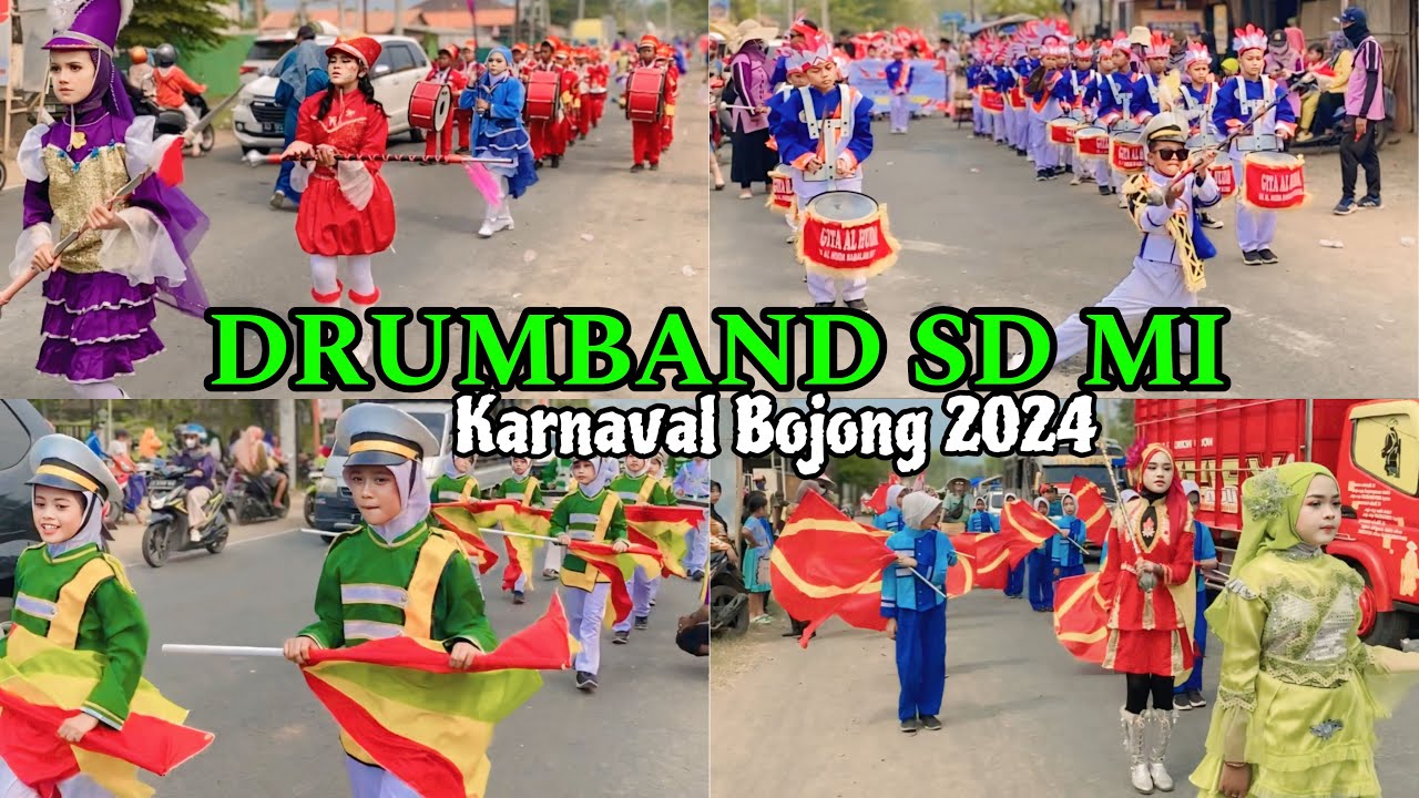 PARADE DRUMBAND SD MI KARNAVAL BOJONG PEKALONGAN 2024