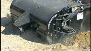 Ditch Witch Compact Utility Rotary Broom Attachment
