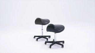 MASTER  Ergonomic Swivel Saddle Stool, Posture Chair with a Durable Pneumatic Hydraulic Lift