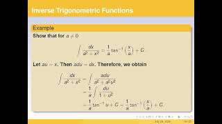 Part 5 of Functions: Inverse Trigonometric Functions and Their Applications