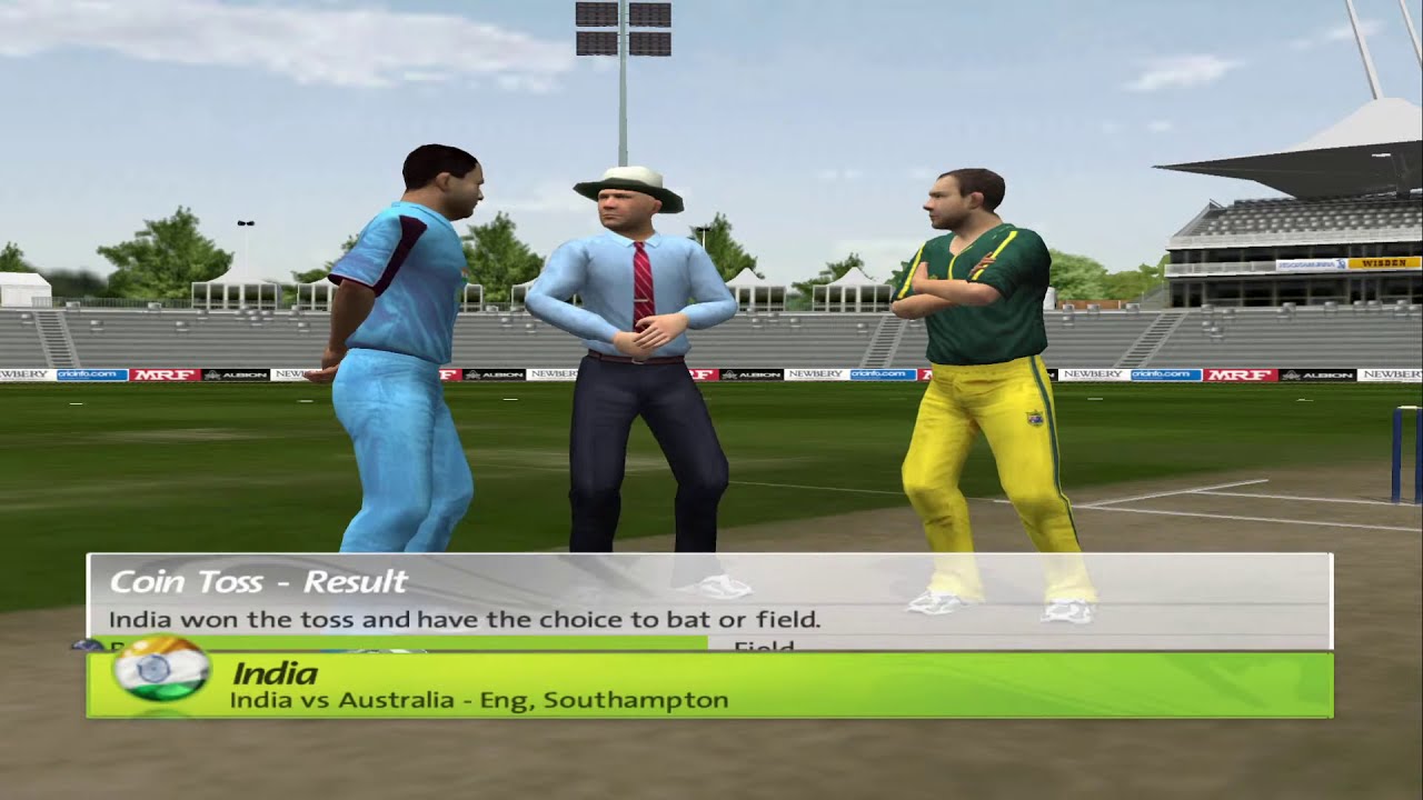 brainlara BRIAN LARA INTERNATIONAL CRICKET 2007 PS2  INDIA VS AUSTRALIA