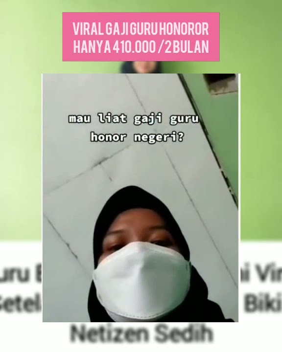 Video viral gaji seorang guru honorer #shorts #videoviral #subscribe ❤️