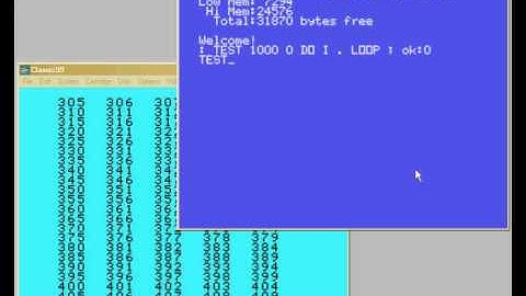 TurboForth and TI Extended Basic Head to Head