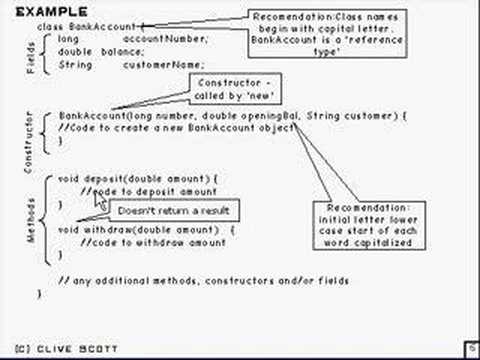 Java Tutorial 3.2 Classes Part 2/12 - classes