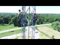 Webster County KY Drone Video Tower Work