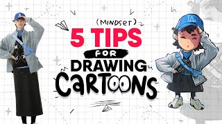 5 TIPS for Drawing Cartoons ✏️ screenshot 1