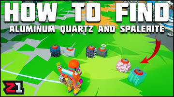 Astroneer Quick TIPS ! How To Find Aluminum Quartz and Sphalerite | Z1 Gaming