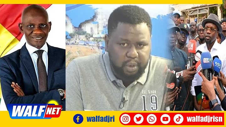 Déguerpissement à Colobane, visite de Sonko : P.Makhtar défend les tabliers "diaye dolé dassé ame.."