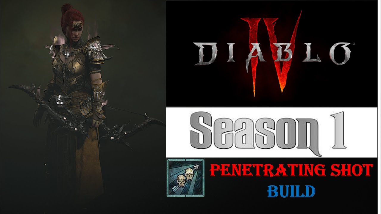 Diablo 4 Penetrating Shot Level 82 Clear Tier 50 Kill Butcher and Build