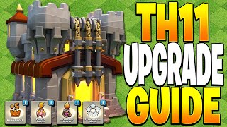 What to Upgrade FIRST at TH11! (Clash of Clans)