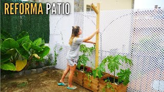 DIY DUCHA en el PATIO + VALLA ocultación (Reforma PATIO) PASO A PASO (Capítulo 2)