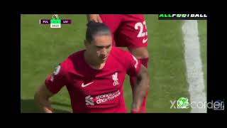 ملخص مباراة ليفربول فولهام  2:2 اهداف ليفربول فولهام هدف محمد صلاح