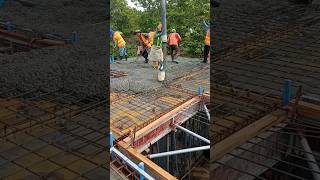 Slab First Floor shortvideo construction concrete pouringconcrete concreteworks 