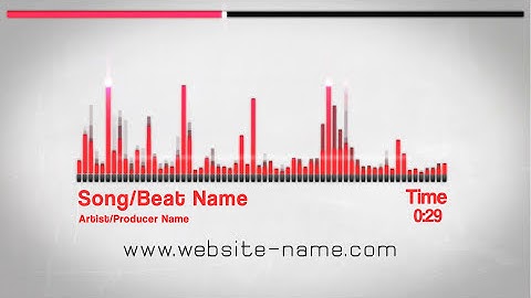 Music Visualization Premade 1 - In World Graphics - Web development and Graphic Design