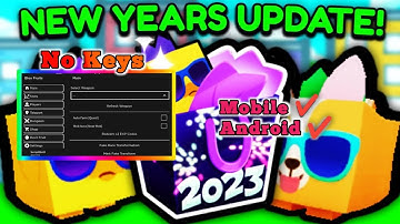 PET SIMULATOR X Script Mobile | No Keys | Auto Farm | New Year Update | Auto Hatch Shiny |