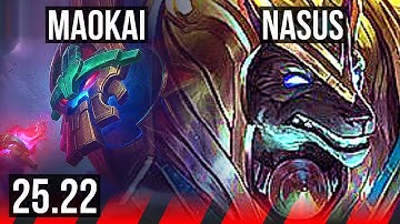 MAOKAI vs NASUS (TOP) | KR Diamond | 25.22