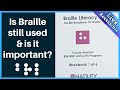 Is Braille still used and is it still important? | Hadley Braille Literacy Course #LIveAccessible