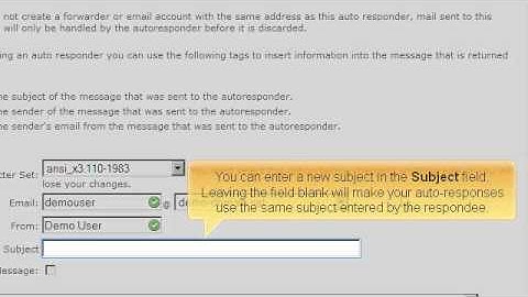 How to Create an Autoresponder