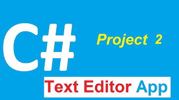 C# Project  2:  Simple  Text Editor (import - save -save as - exit)