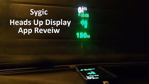 Sygic Heads Up Display App Review