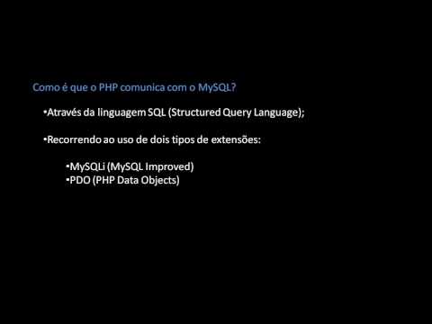 090   Extensões Do PHP Para MySQL   MySQLi E PDO