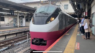 E657系(K12編成)赤色 特急ときわ65号勝田行き 上野駅8番線発車