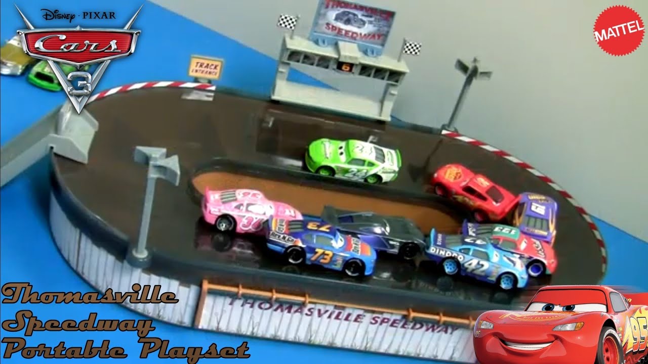 2017 Disney*Pixar's Cars 3 Thomasville Speedway Portable Playset