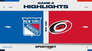 NHL Game 4 Highlights | Rangers vs. Hurricanes - May 11, 2024