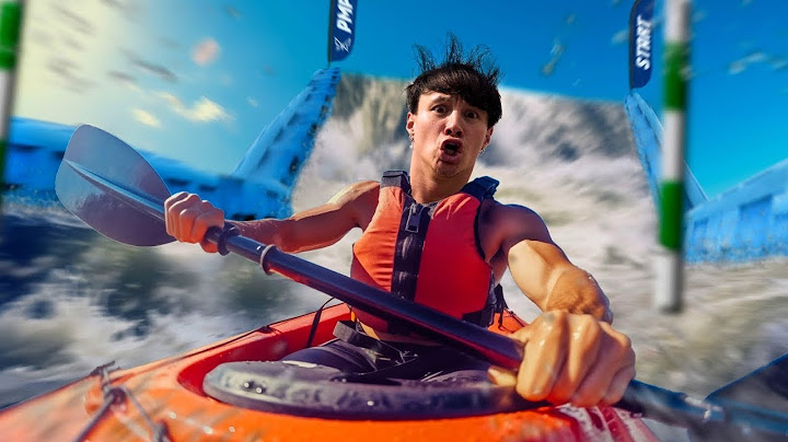 J'ai Tenté de Descendre le Bassin des Jeux Olympiques de KAYAK Sans Expérience...