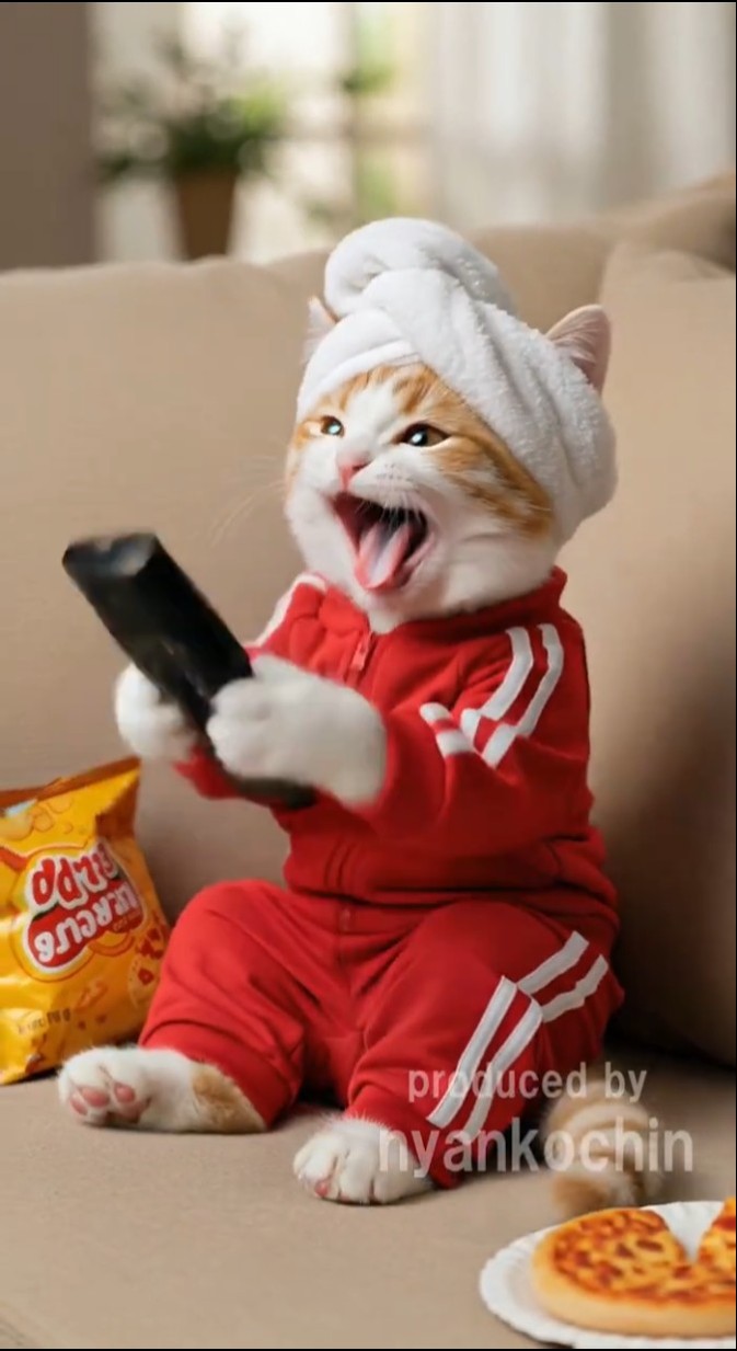 AI猫にゃんこちんが食べすぎた結果・・・#Shorts - YouTube