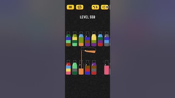 Soda Sort Puzzle Level 559 Walkthrough Solution Android/iOS