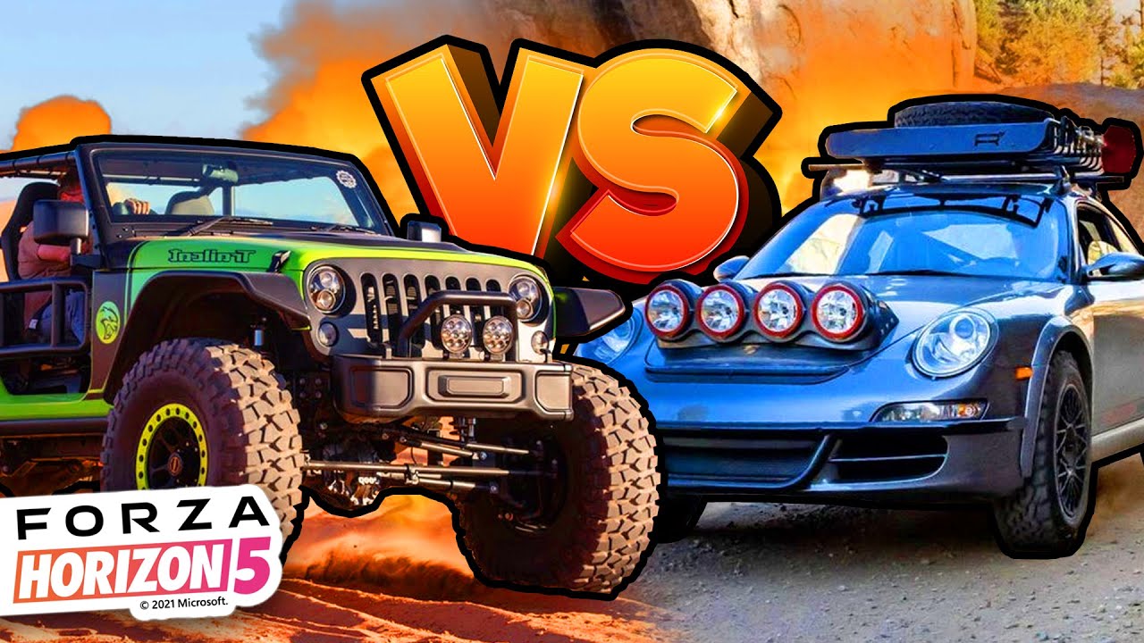 JEEP Vs PORSCHE pe OFF ROAD! Cine castiga?