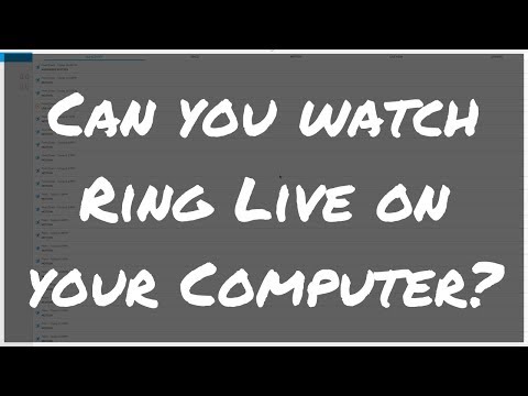 Can You Watch Ring Video Doorbell on Your Computer